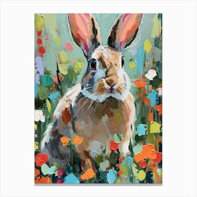 American Sable Rabbit Painting 4 Canvas Print