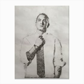 Eminem Drawing Canvas Print