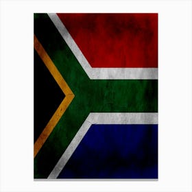 South Africa Flag Texture Canvas Print