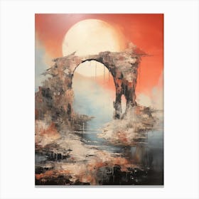 Ruined Abstract Minimalist 5 Canvas Print