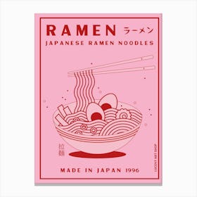 Ramen Noodles Canvas Print