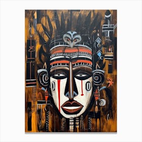 Tribal Treasures: African Art Gems Canvas Print