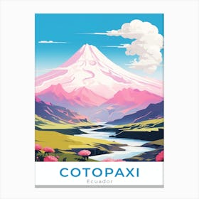 Ecuador Cotopaxi Travel Canvas Print
