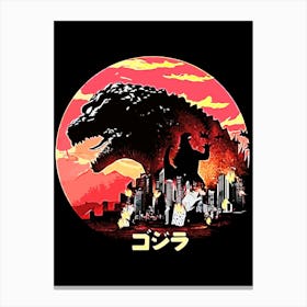 godzilla 1 Canvas Print