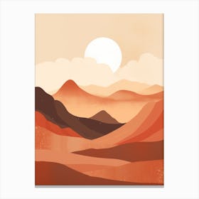 Desert Landscape 6 Canvas Print