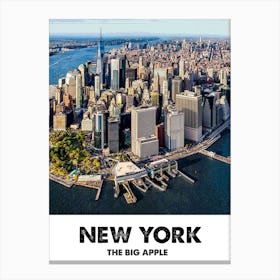 New York, City, Landscape, Cityscape, Art, Wall Print Canvas Print