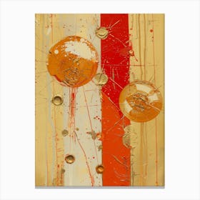 Orange And Gold Canvas Print