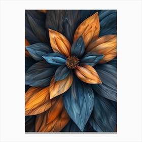 Abstract Flower 25 Canvas Print