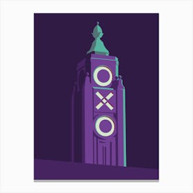 London Landmark Oxo Tower Canvas Print