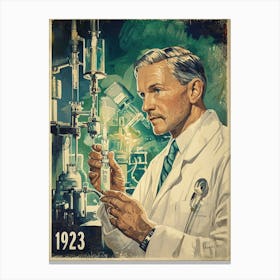 Aihrgdesign A Vintage Medical Poster Celebrating The First Su 9c32b2af 6b89 40e2 A611 Bbccfae49e20 0 Canvas Print