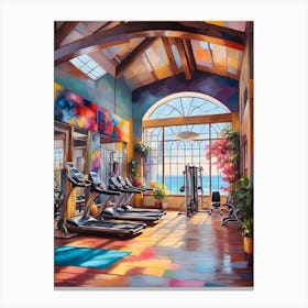 Gym Room Canvas Print