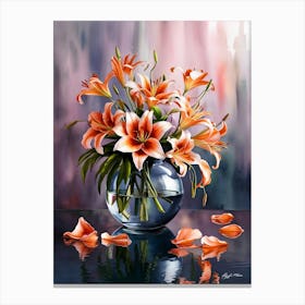 Lily Painting Canvas Print