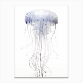 Box Jellyfish Watercolour Painting 3 Canvas Print