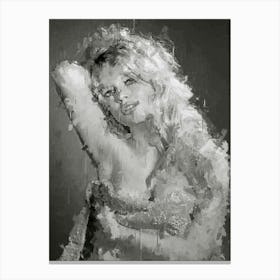 Brigitte Bardot Vintage Canvas Print