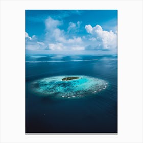 Island In The Middle Of The Ocean 5 Canvas Print