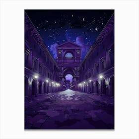 Night In The City 6 Canvas Print