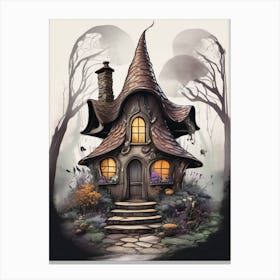 Gothic Fairy House Canvas Print