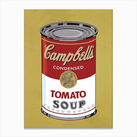 CAMPBELL´S SOUP BORDEAUX | POP ART Digital creation | THE BEST OF POP ART, NOW IN DIGITAL VERSIONS! Prints with bright colors, sharp images and high image resolution.  Canvas Print