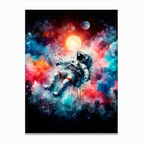 Space Painting Canvas Print