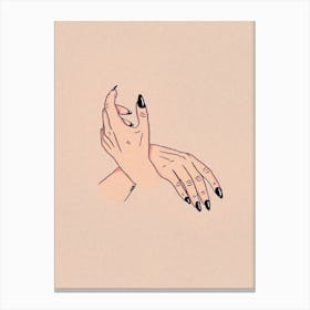 Pair Of Hands Canvas Print