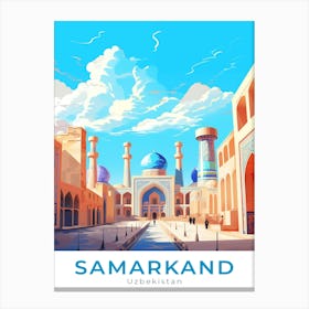 Uzbekistan Samarkand Travel Canvas Print