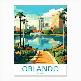 Florida Orlando Travel 1 Canvas Print