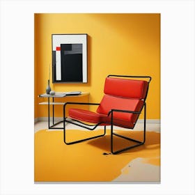 Wassily Chair Marcel Breuer Living Room Art Print (2) Canvas Print