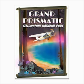 Grand Prismatic Yellowstone National Park Canvas Print