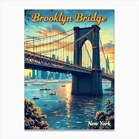 Brooklyn Bridge 3 Canvas Print