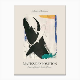 Shark 2 Matisse Inspired Exposition Animals Poster Canvas Print