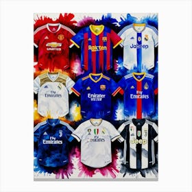 Soccer Jerseys 6 Canvas Print