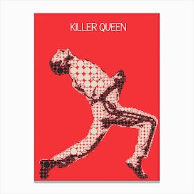 Killer Queen Freddie Mercury Canvas Print