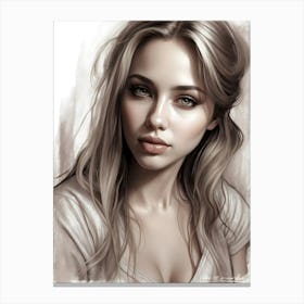 Beautiful Girl Canvas Print