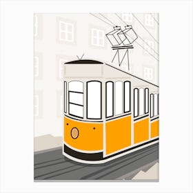 Ascensor da Bica, Lisbon, Portugal Canvas Print