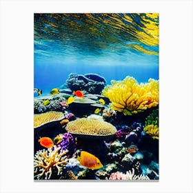 Coral Reef Underwater 1 Canvas Print