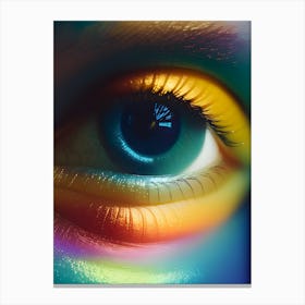 Rainbow Eye-Reimagined Canvas Print