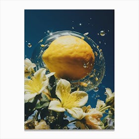 lemons surrealism Canvas Print