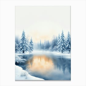 Winter Landscape 9 Canvas Print