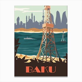 Baku, Capital City, Azerbaijan Canvas Print