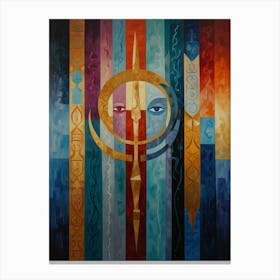 Shamanic Symbol Canvas Print