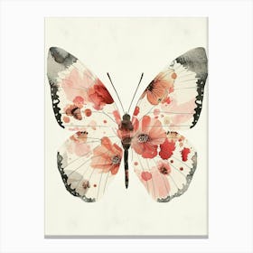 Colourful Insect Illustration Butterfly 34 Canvas Print