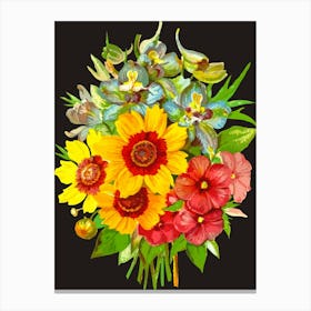 Bouquet Of Flowers 1 Canvas Print