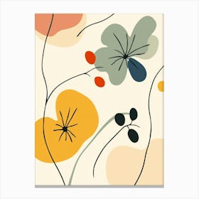 Abstract Floral Painting 33 Canvas Print