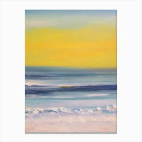 Chesil Beach, Dorset Bright Abstract Canvas Print