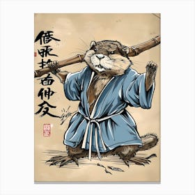 Beaver Canvas Print