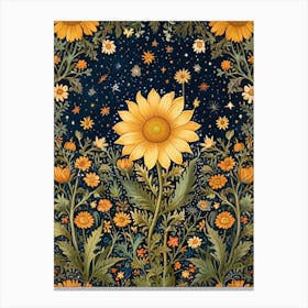 William Morris Sunflowers 1 Canvas Print