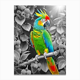 Parrot In The Tree Canvas Print