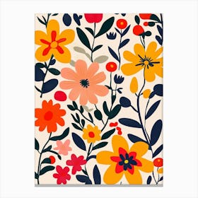 Floral Pattern 9 Canvas Print