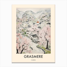 Grasmere (Cumbria) Painting 4 Travel Poster Canvas Print
