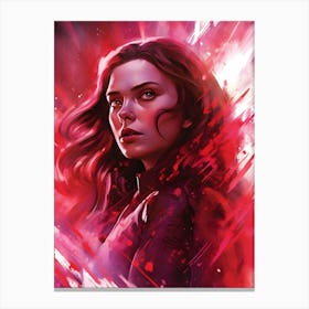 Scarlet Witch Painting Canvas Print